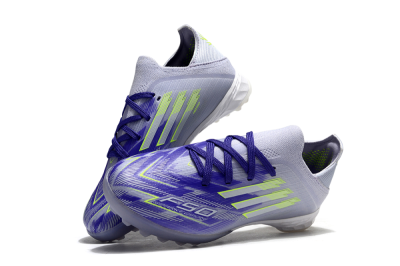 Adidas F50 Elite TF Football Shoes - Purple/Electric Green/Soft Gray