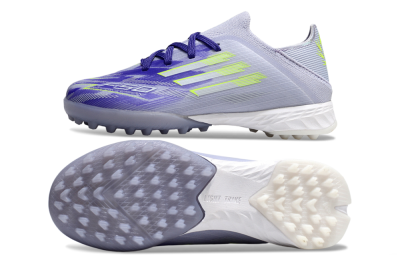 Adidas F50 Elite TF Football Shoes - Purple/Electric Green/Soft Gray