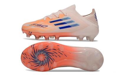 Adidas F50 Elite FG Football Boots - Orange/Coral Sunset/Blue Accent