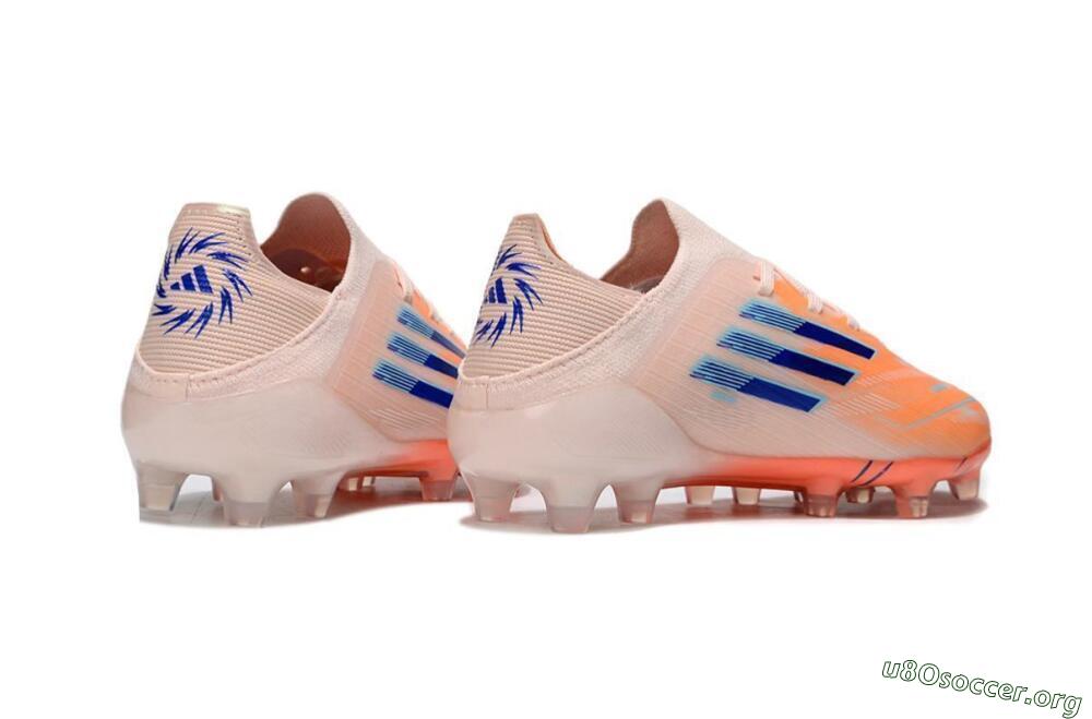 Adidas F50 Elite FG Football Boots - Orange/Coral Sunset/Blue Accent 6