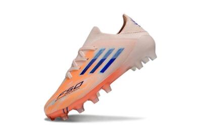 Adidas F50 Elite FG Football Boots - Orange/Coral Sunset/Blue Accent