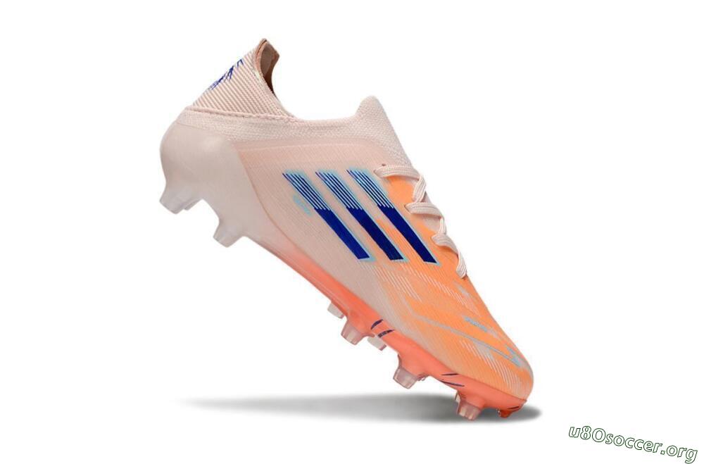 Adidas F50 Elite FG Football Boots - Orange/Coral Sunset/Blue Accent 0