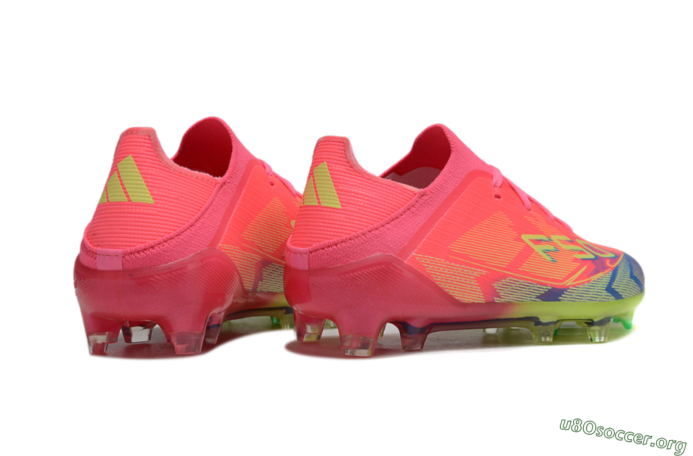 Adidas F50 Elite FG Football Boots - Pink/Electric Pink/Neon Green 5