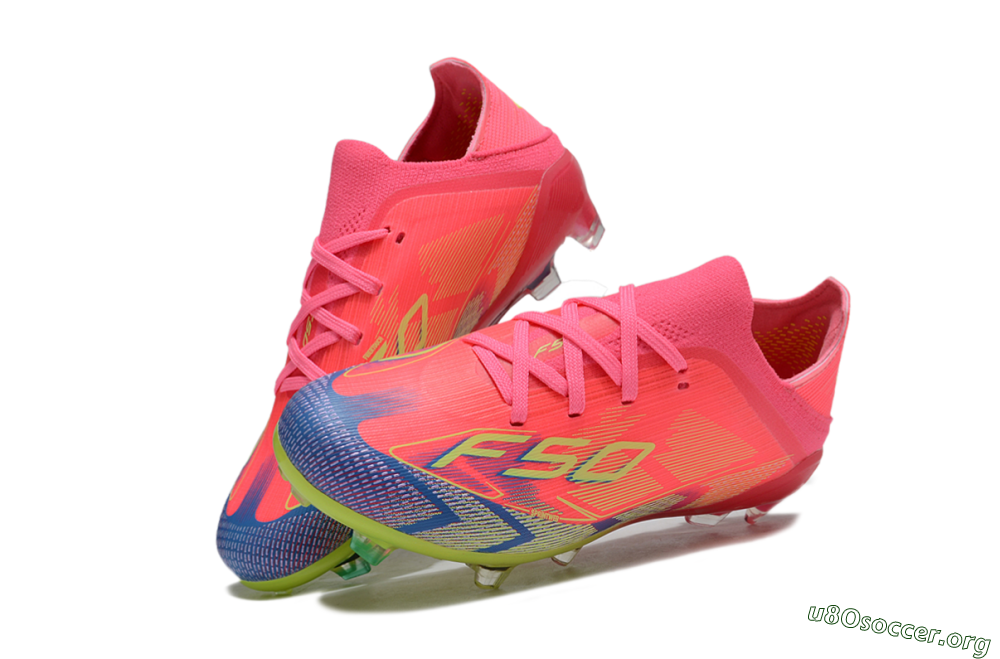 Adidas F50 Elite FG Football Boots - Pink/Electric Pink/Neon Green 3