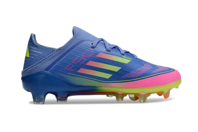 Adidas F50 Elite FG Football Boots - Blue/Neon Pink/Florescent Yellow