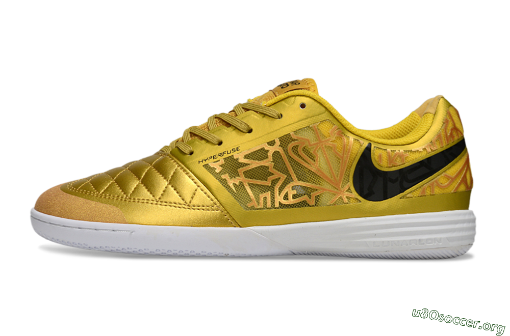 Nike Lunar Gato 2 IC Football Shoes - Yellow/Golden Yellow/Bright Sunshine 3