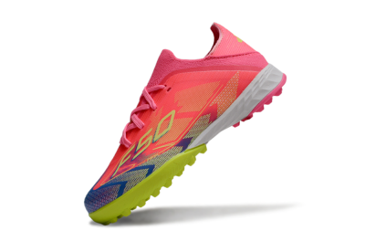 Adidas F50 Elite TF Football Shoes - Pink/Neon Green/Blue Gradient