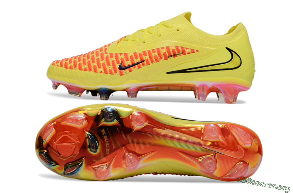 Nike Phantom 6 Low Elite FG Football Boots - Yellow/Vibrant Sunset/Flame Orange 1