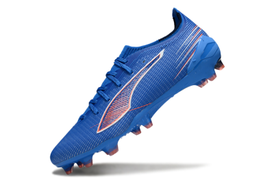 Puma Ultra Ultimate FG Football Boots - Blue/Electric Blue/Coral Accent