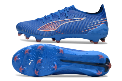 Puma Ultra Ultimate FG Football Boots - Blue/Electric Blue/Coral Accent