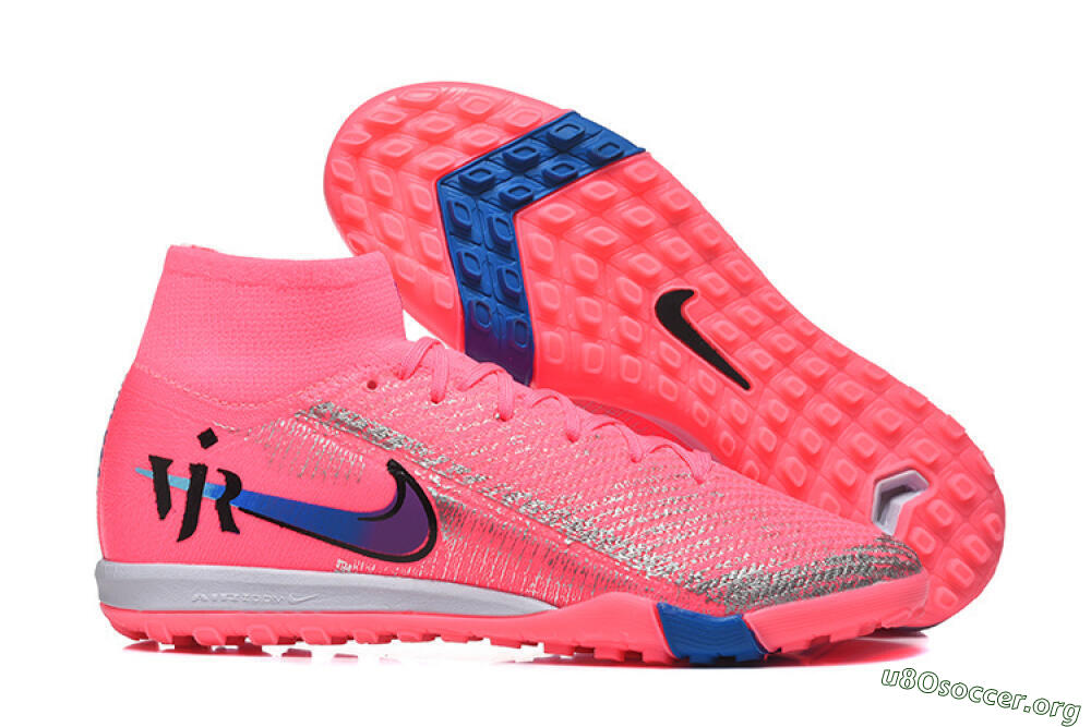 Nike Air Zoom Mercurial Superfly 10 Elite TF Football Shoes - Pink/Electric Pink/Blue Blast 2