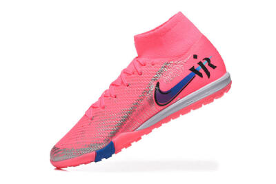 Nike Air Zoom Mercurial Superfly 10 Elite TF Football Shoes - Pink/Electric Pink/Blue Blast