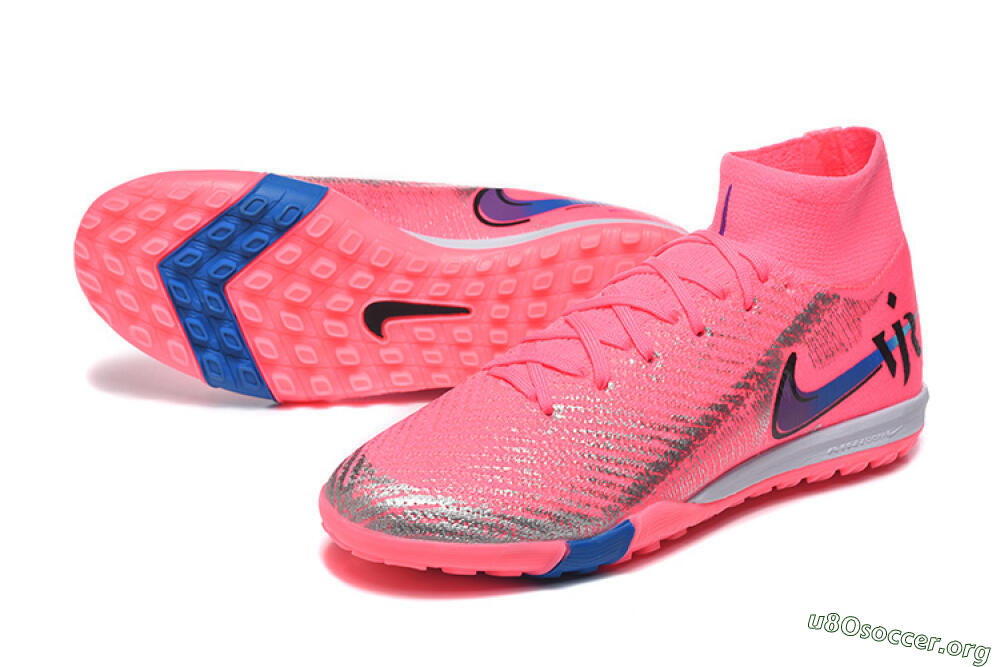 Nike Air Zoom Mercurial Superfly 10 Elite TF Football Shoes - Pink/Electric Pink/Blue Blast 0