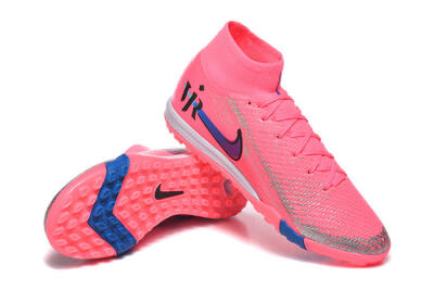 Nike Air Zoom Mercurial Superfly 10 Elite TF Football Shoes - Pink/Electric Pink/Blue Blast