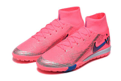 Nike Air Zoom Mercurial Superfly 10 Elite TF Football Shoes - Pink/Electric Pink/Blue Blast