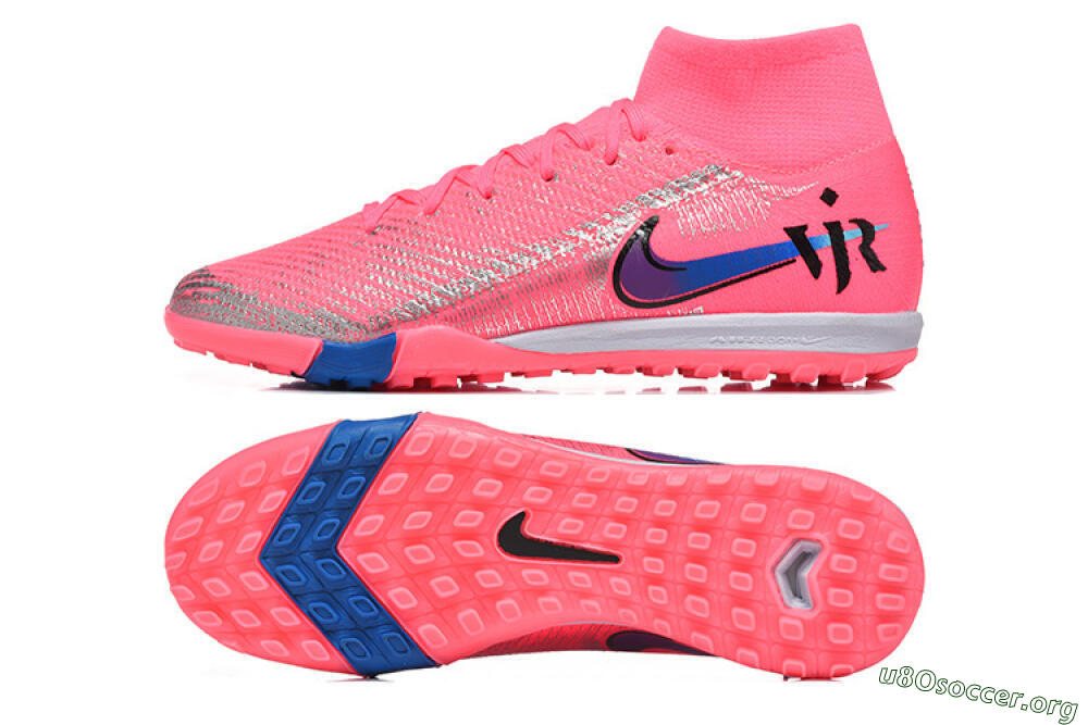 Nike Air Zoom Mercurial Superfly 10 Elite TF Football Shoes - Pink/Electric Pink/Blue Blast 1