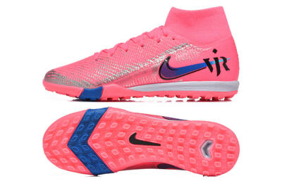 Nike Air Zoom Mercurial Superfly 10 Elite TF Football Shoes - Pink/Electric Pink/Blue Blast