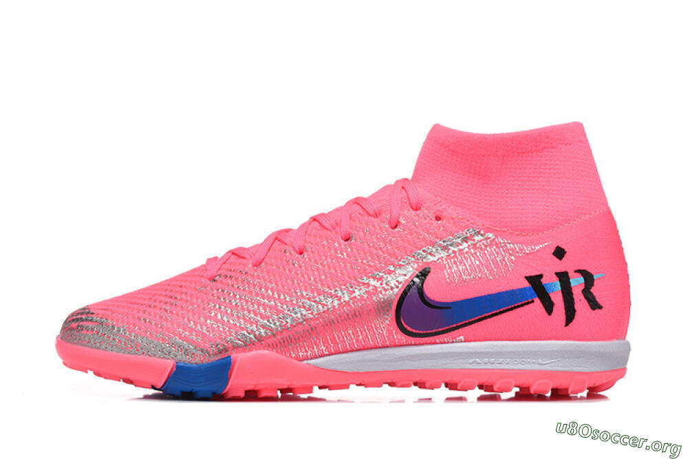 Nike Air Zoom Mercurial Superfly 10 Elite TF Football Shoes - Pink/Electric Pink/Blue Blast 3