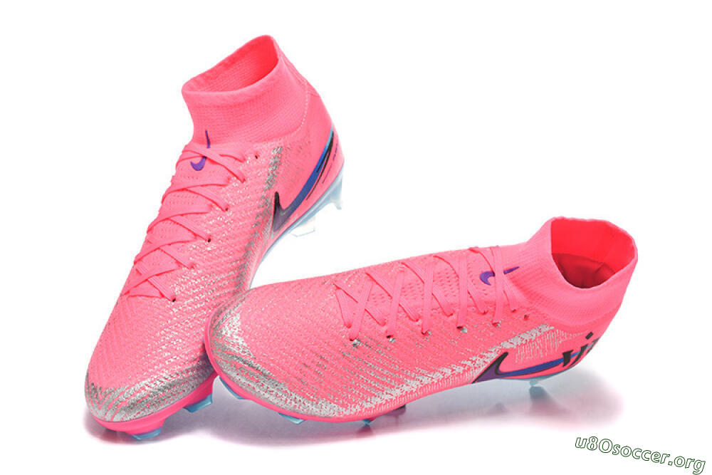 Nike Air Zoom Mercurial Superfly 10 Elite FG Football Boots - Pink/Electric Pink/Blue Ice 6