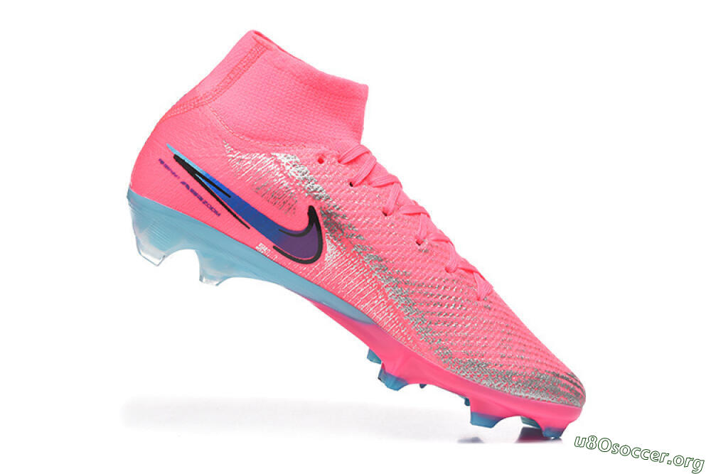 Nike Air Zoom Mercurial Superfly 10 Elite FG Football Boots - Pink/Electric Pink/Blue Ice 7
