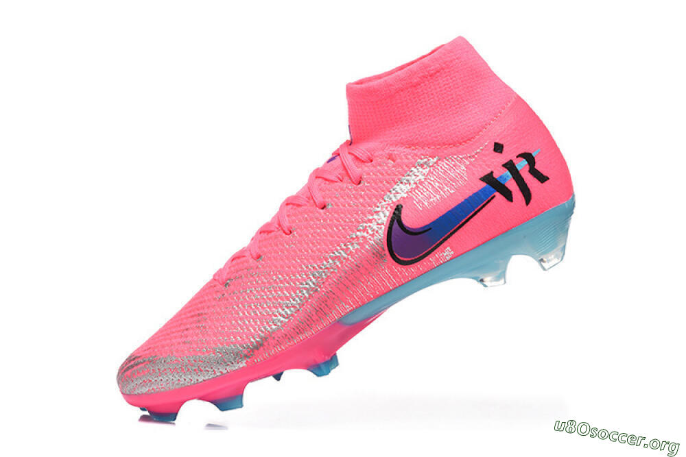 Nike Air Zoom Mercurial Superfly 10 Elite FG Football Boots - Pink/Electric Pink/Blue Ice 8