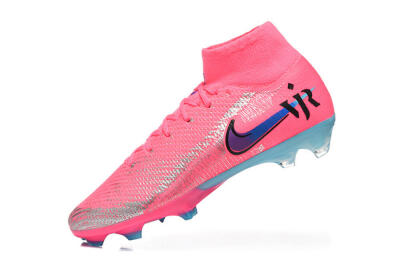 Nike Air Zoom Mercurial Superfly 10 Elite FG Football Boots - Pink/Electric Pink/Blue Ice