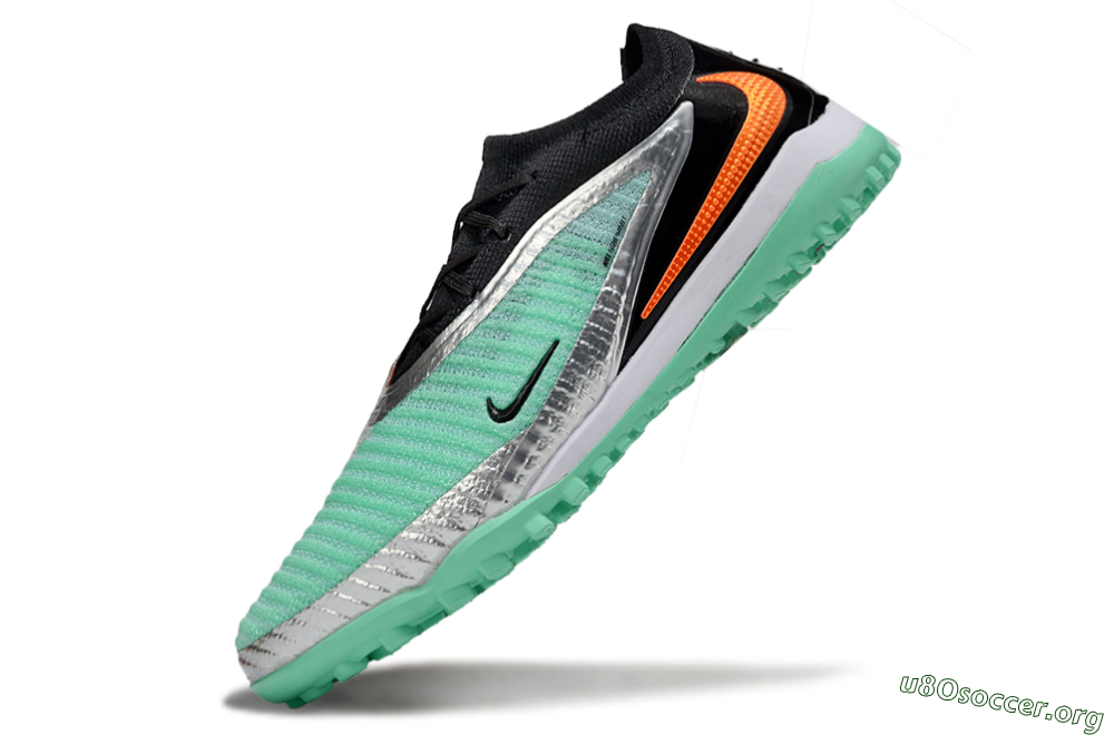 Nike Phantom 6 Low Elite TF Football Shoes - Green/Mint Green/Black Orange 6