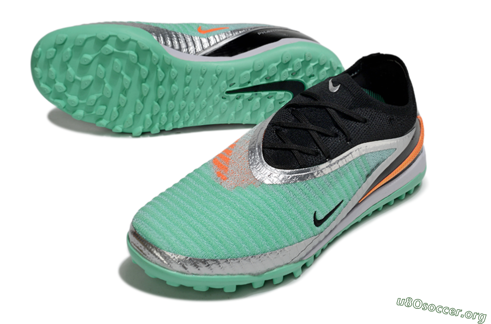 Nike Phantom 6 Low Elite TF Football Shoes - Green/Mint Green/Black Orange 0