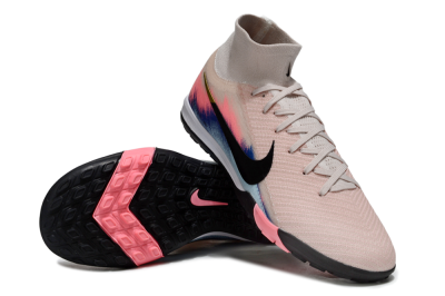 Nike Air Zoom Mercurial Superfly 10 Elite TF Football Shoes - Pink/Soft Pink/Light Blue