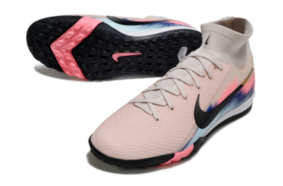 Nike Air Zoom Mercurial Superfly 10 Elite TF Football Shoes - Pink/Soft Pink/Light Blue