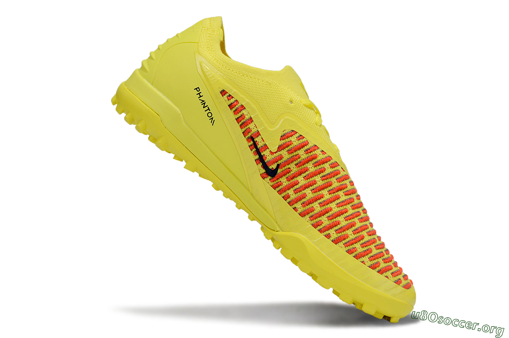 Nike Phantom 6 Low Elite TF Football Shoes - Yellow/Neon Yellow/Flame Orange 4