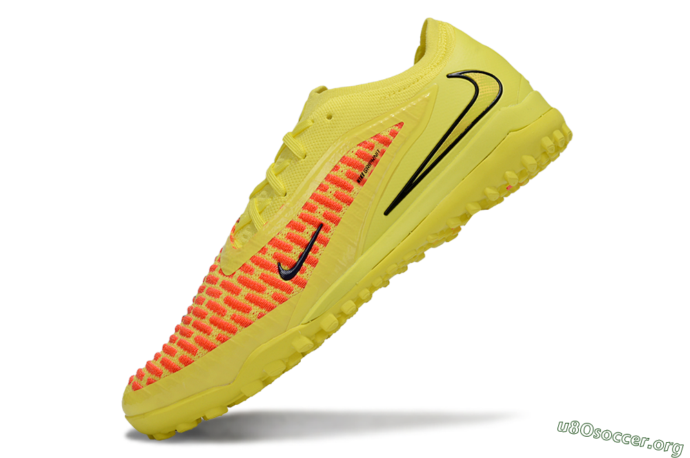 Nike Phantom 6 Low Elite TF Football Shoes - Yellow/Neon Yellow/Flame Orange 5