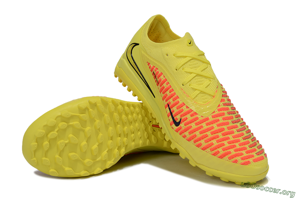 Nike Phantom 6 Low Elite TF Football Shoes - Yellow/Neon Yellow/Flame Orange 0