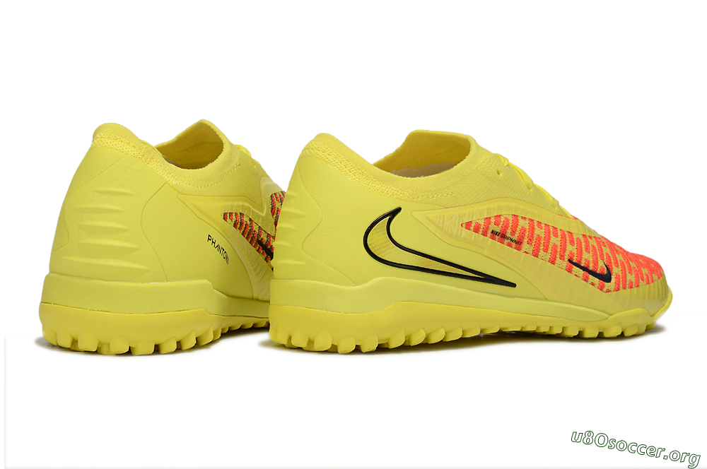Nike Phantom 6 Low Elite TF Football Shoes - Yellow/Neon Yellow/Flame Orange 6