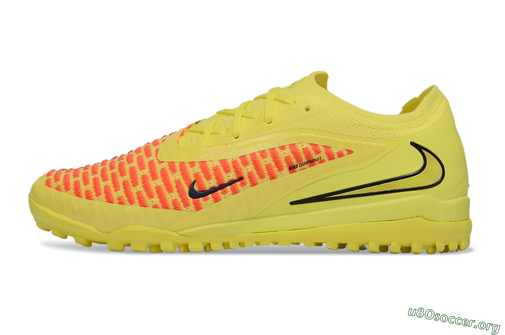 Nike Phantom 6 Low Elite TF Football Shoes - Yellow/Neon Yellow/Flame Orange 3