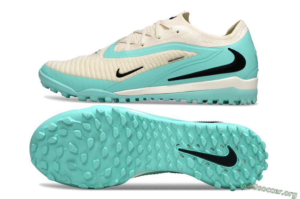 Nike Phantom 6 Low Elite TF Football Shoes - Aqua/Soft Cream/Turquoise Splash 1
