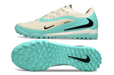 Nike Phantom 6 Low Elite TF Football Shoes - Aqua/Soft Cream/Turquoise Splash
