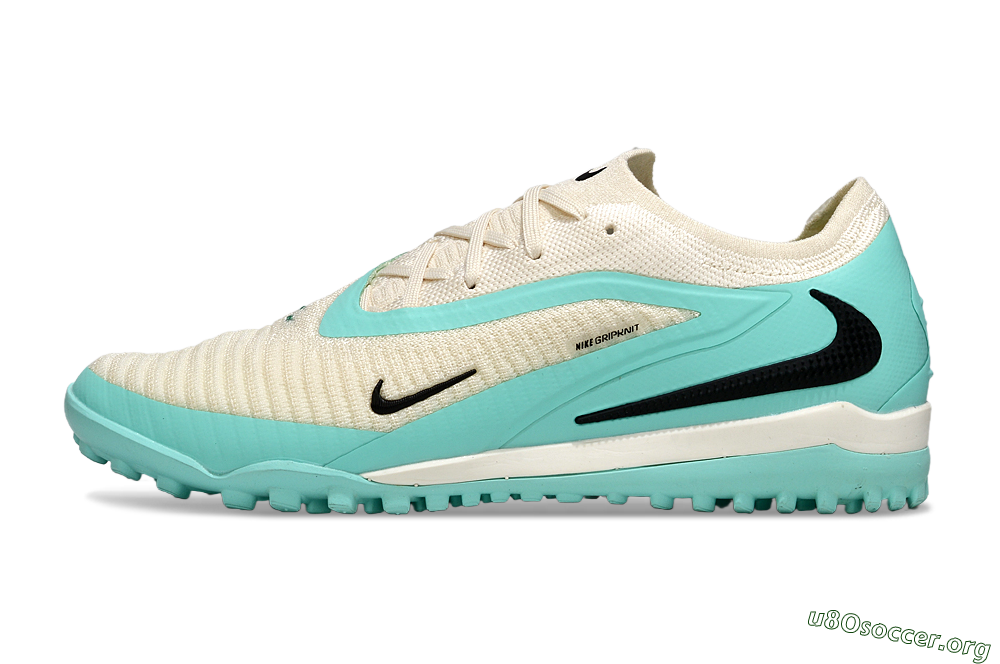 Nike Phantom 6 Low Elite TF Football Shoes - Aqua/Soft Cream/Turquoise Splash 3