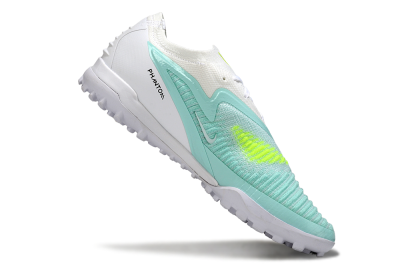 Nike Phantom 6 Low Elite TF Football Shoes - Aqua/Lime Green/White