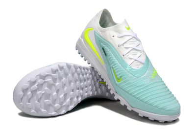 Nike Phantom 6 Low Elite TF Football Shoes - Aqua/Lime Green/White