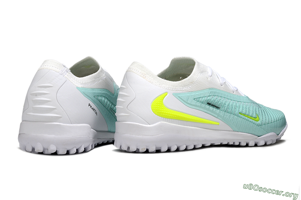 Nike Phantom 6 Low Elite TF Football Shoes - Aqua/Lime Green/White 6