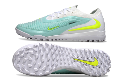 Nike Phantom 6 Low Elite TF Football Shoes - Aqua/Lime Green/White