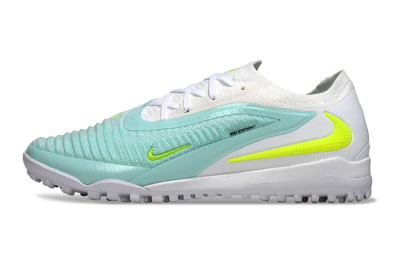 Nike Phantom 6 Low Elite TF Football Shoes - Aqua/Lime Green/White
