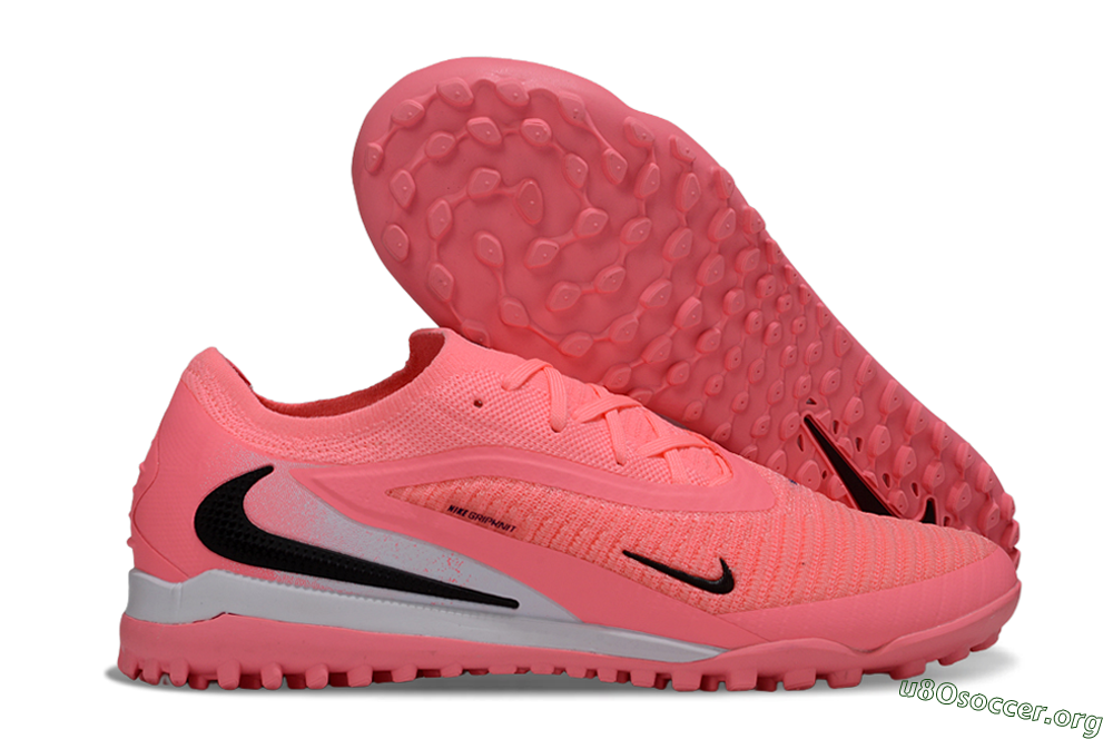 Nike Phantom 6 Low Elite TF Football Shoes - Pink/Electric Pink/Black 2