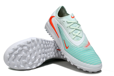 Nike Phantom 6 Low Elite TF Football Shoes - Aqua/Coral Breeze/White Glow