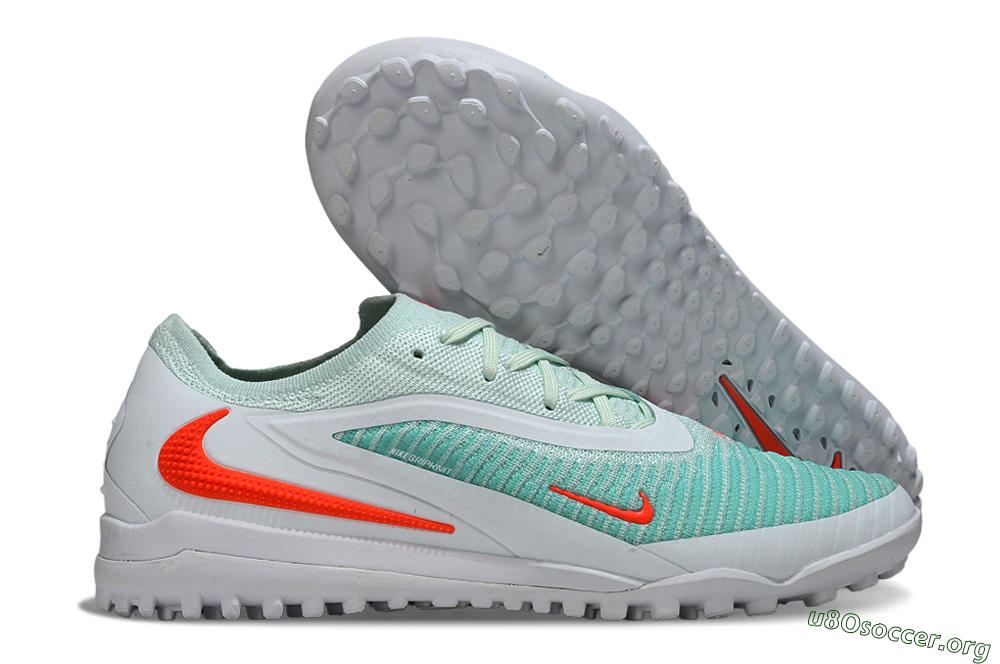Nike Phantom 6 Low Elite TF Football Shoes - Aqua/Coral Breeze/White Glow 2