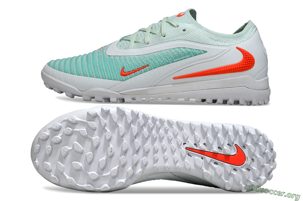 Nike Phantom 6 Low Elite TF Football Shoes - Aqua/Coral Breeze/White Glow 1