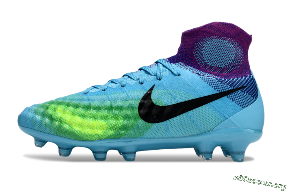 Nike Magista Orden 2 FG Football Boots - Blue/Bright Aqua/Lime Green 3