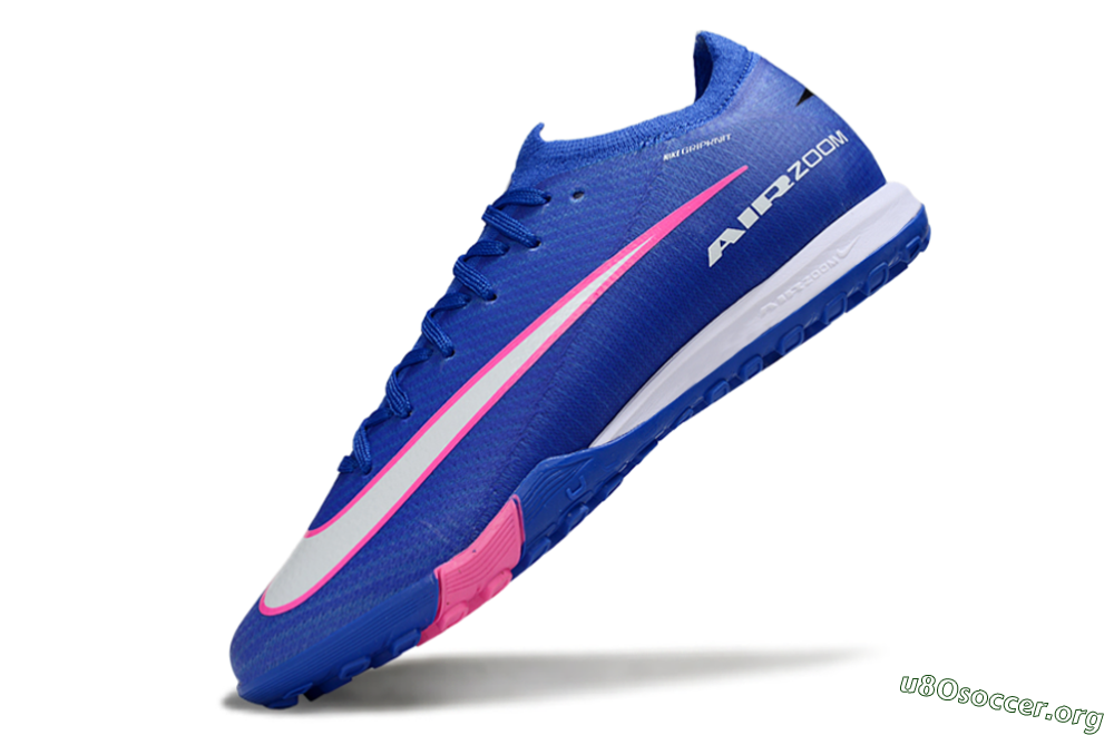 Nike Air Zoom Mercurial Vapor 16 Elite TF Football Shoes - Blue/Electric Blue/Fuchsia Pink 5