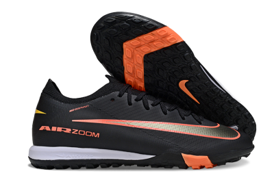 Nike Air Zoom Mercurial Vapor 16 Elite TF Football Shoes - Black/Electric Orange/Gold Rush